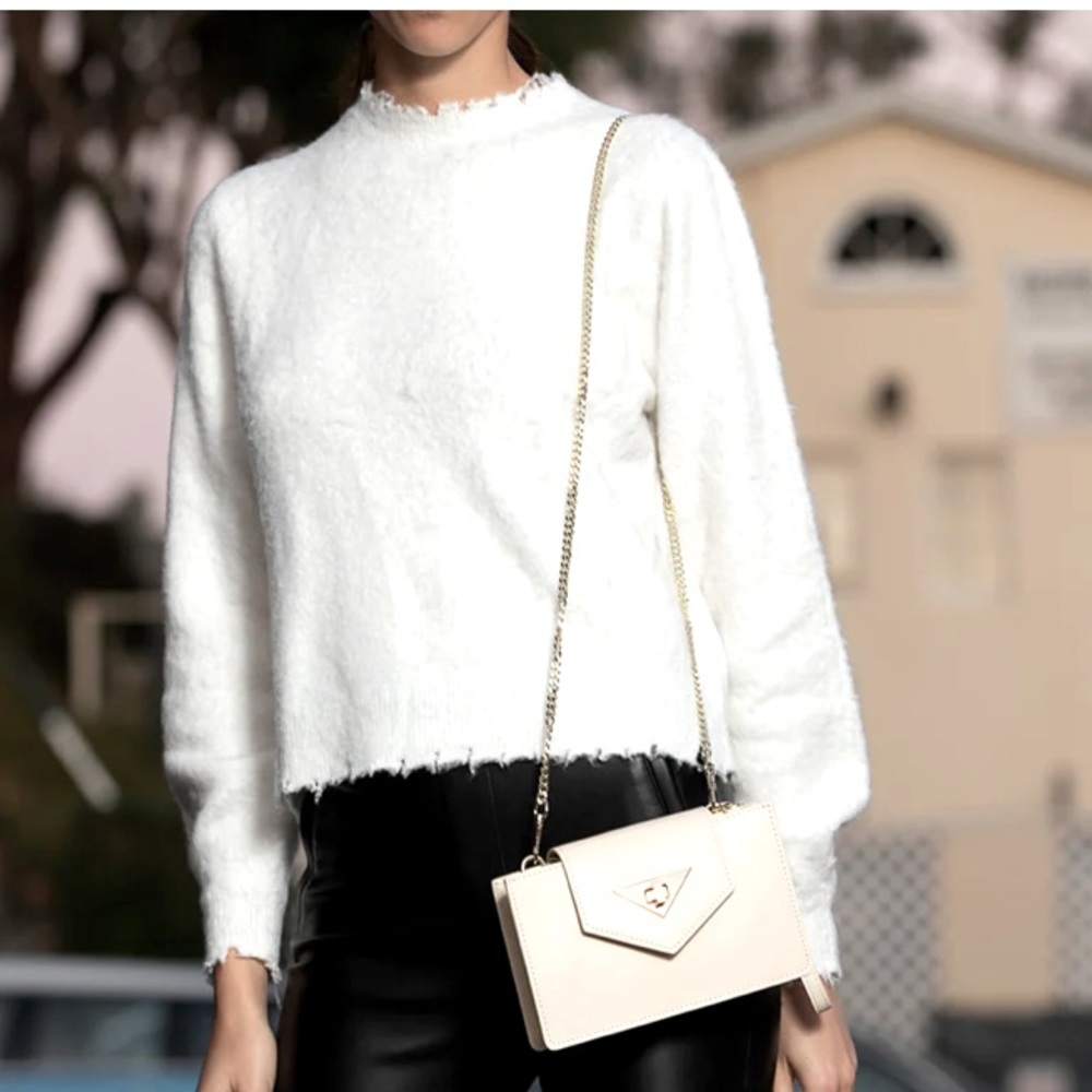 Zara long sleeve knit top